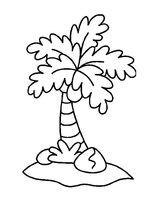 497x663 Coconut Tree Coloring Page Coloring Page Coconut Tree Nature 6