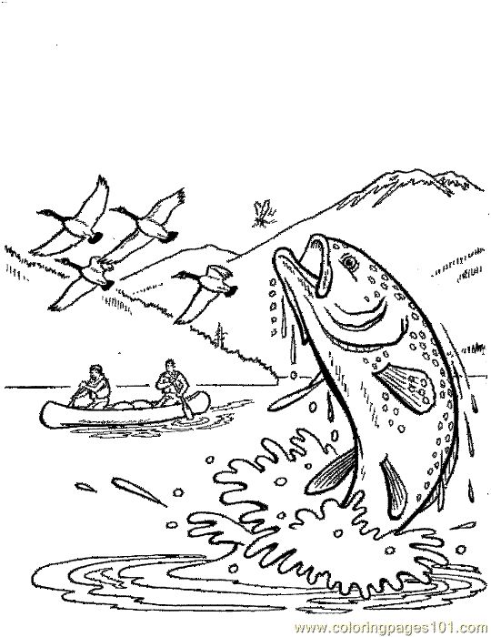 Cod Fish Coloring Pages