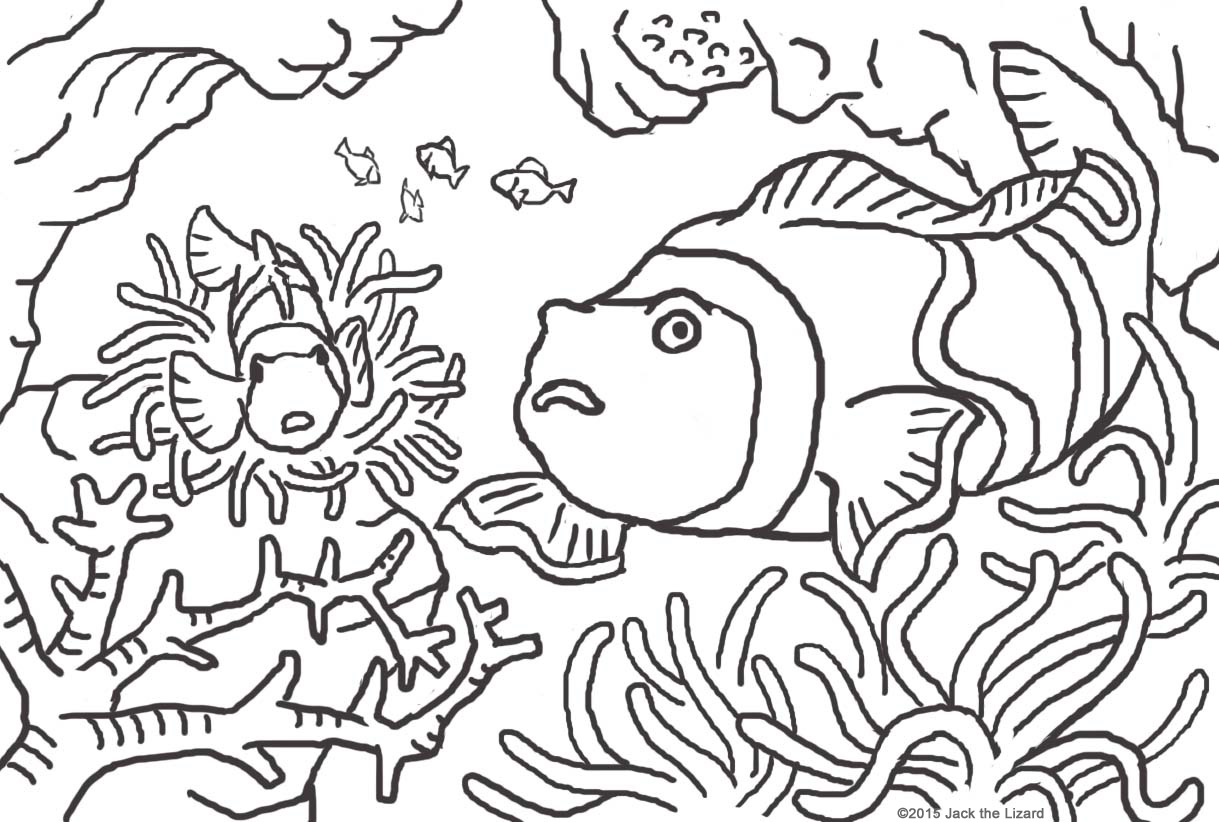 1219x822 Animal Coloring Pages