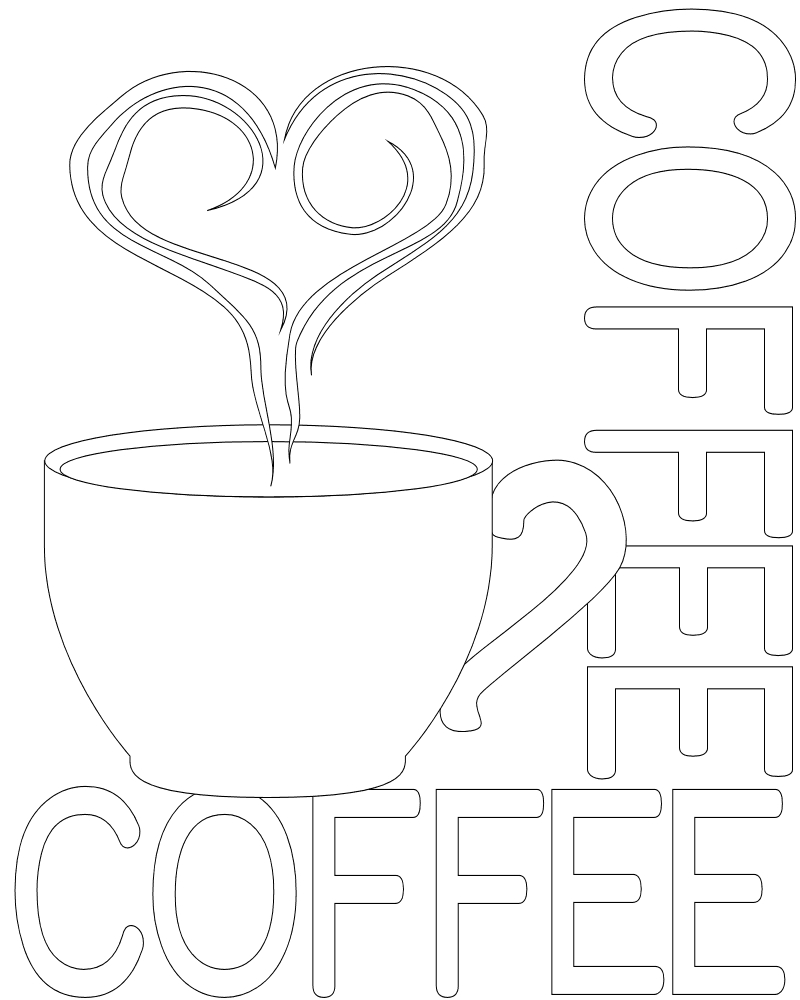 800x1000 28 Coffee Coloring Pages Pictures Free Coloring Pages