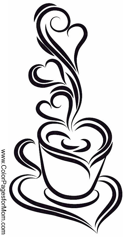 428x820 Coloring Pages For Adults Coffee Coloring Page 30, Coffee Coloring