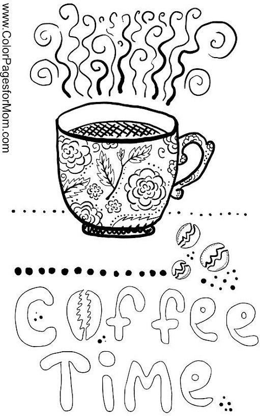 511x820 Coffee Coloring Page 21 Coloring Coffee, 21st