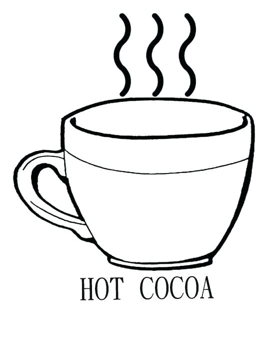 542x672 Cup Coloring Pages