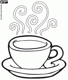 236x278 Free Coloring Page Coffee Cup Kids Activities