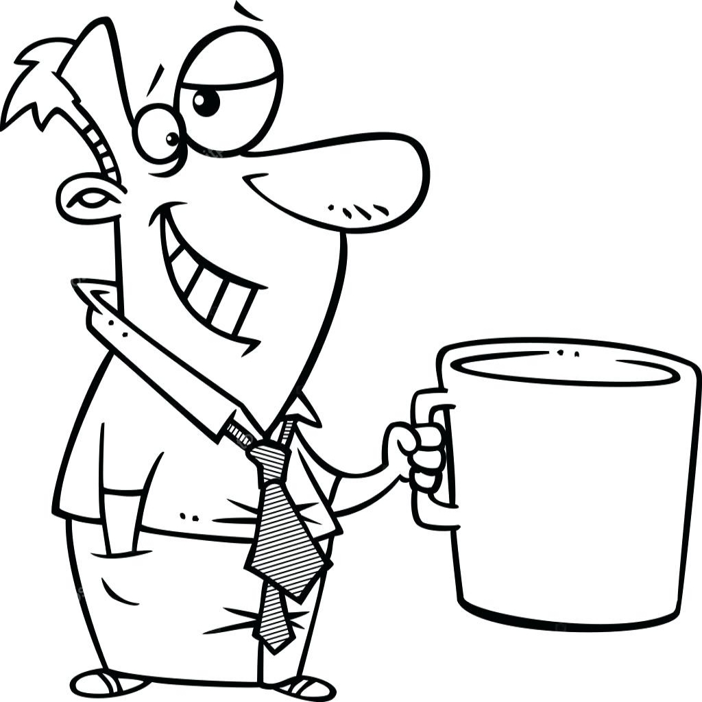 1024x1024 Magic Coffee Mug Coloring Page Cups For Drinking Milk Drinks Pages