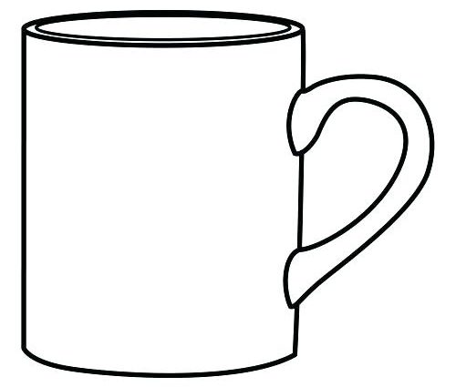500x425 Mug Coloring Page Coffee Cup Coloring Page Coloring Pages Cups