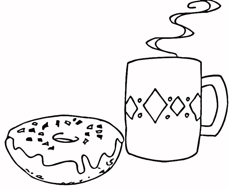 750x618 Donut Coloring Page Lovely Free Coloring Pages Of Cute Donut