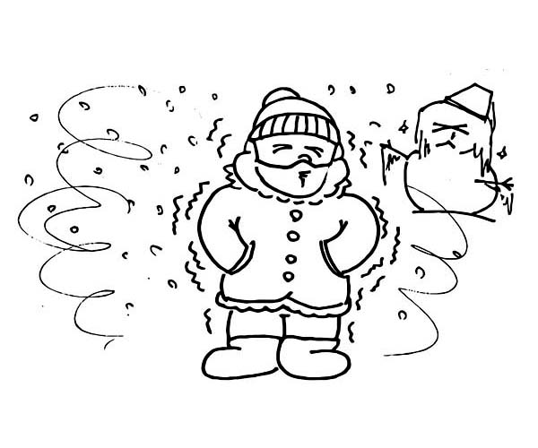 Cold Coloring Pages