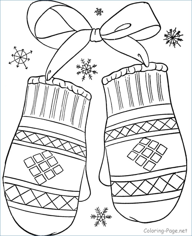 670x820 Freezing On Snow Winter Coloring Page