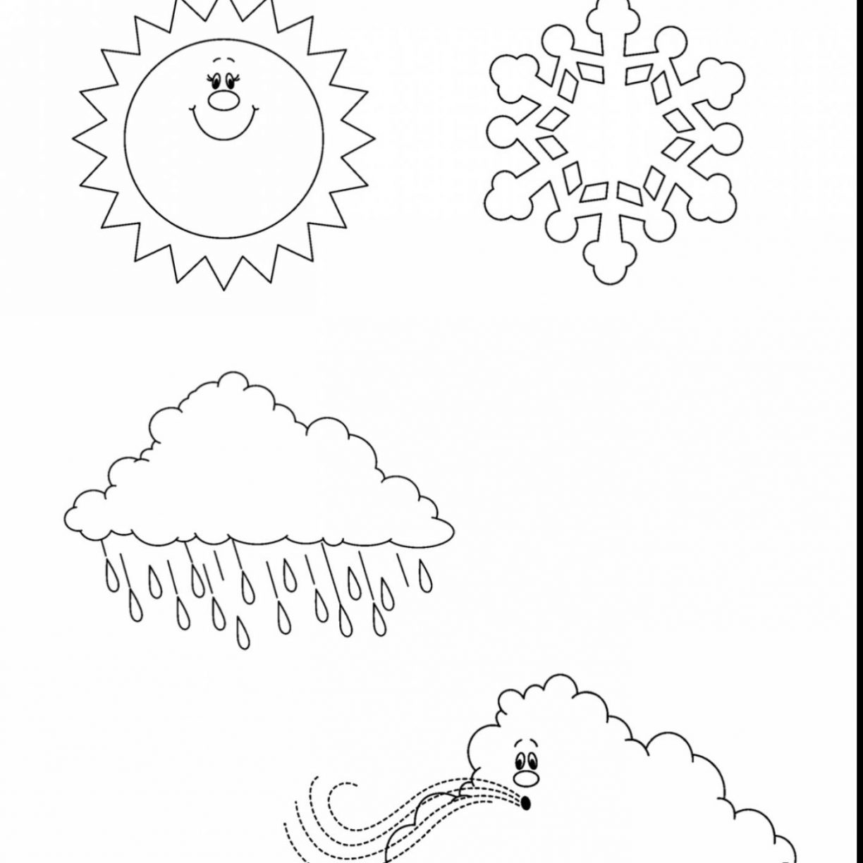 1224x1224 Weather Coloring Pages In Amusing Print Of Free Printable General