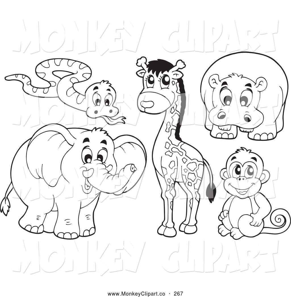 1024x1044 Animal Collage Coloring Pages Color Bros