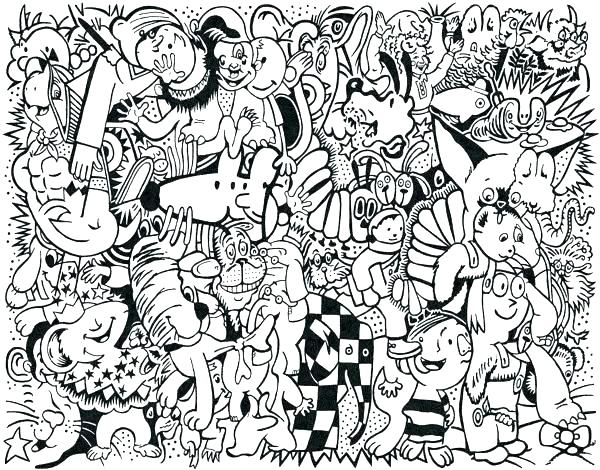 600x470 Collage Coloring Pages 6