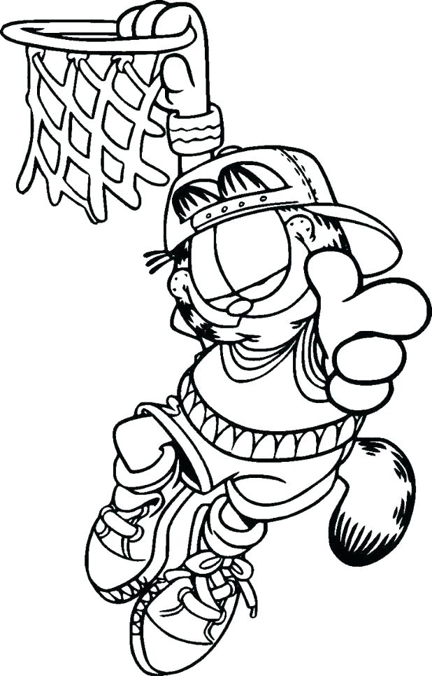 618x966 Basketball Hoop Coloring Page Coloring Pages Of Basketball Free