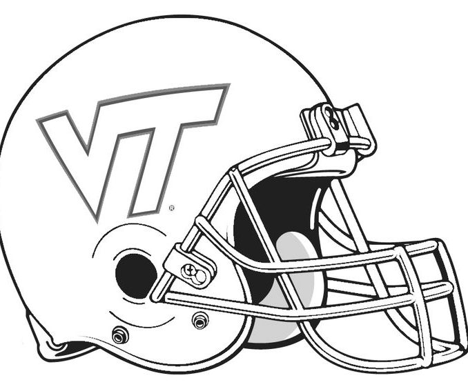 678x564 College Football Logo Coloring Pages Coloring Page