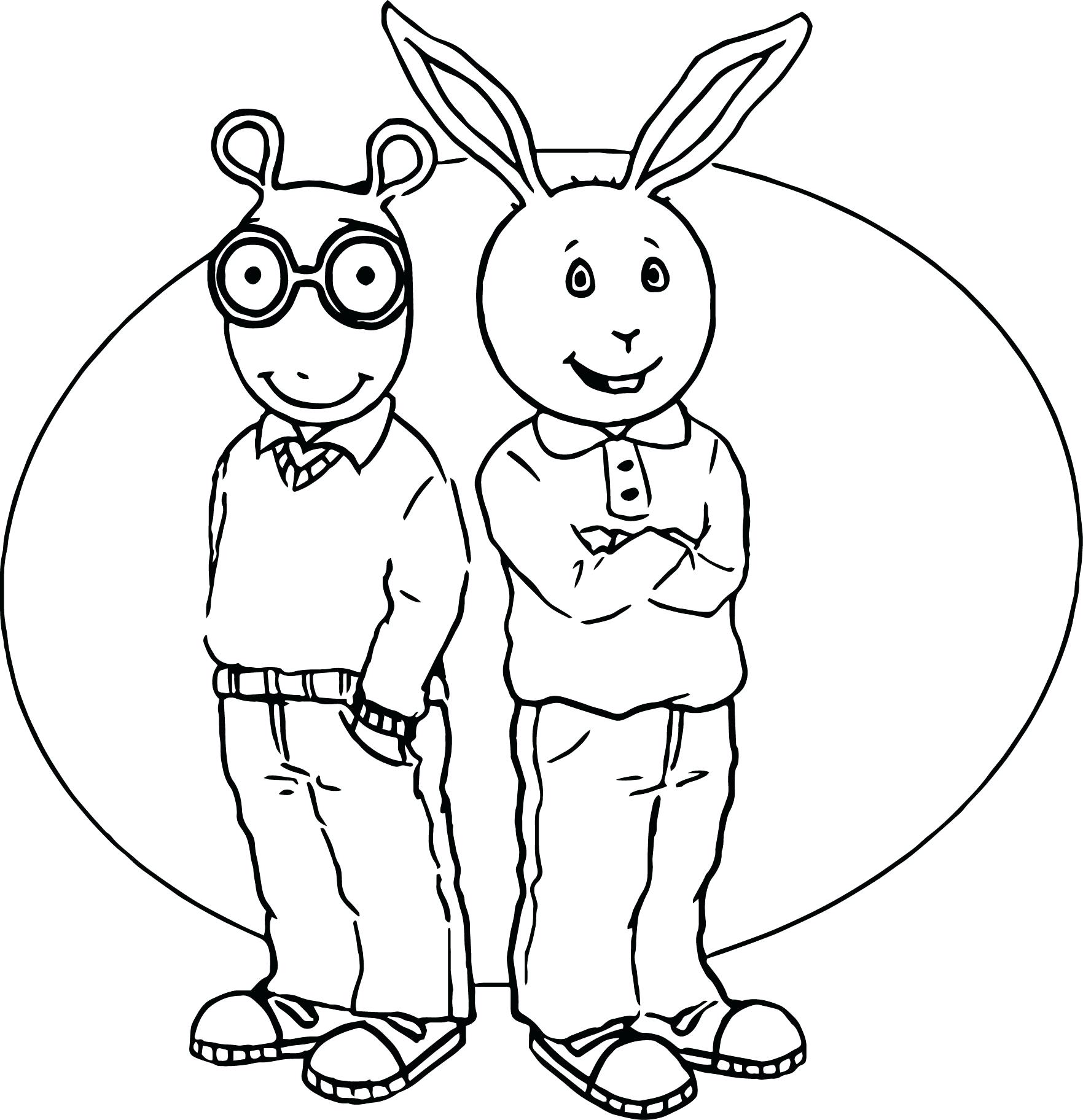 1763x1824 Coloring Arthur Sheets Brilliant Pages For Kids