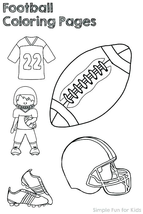 467x700 Coloring Pages Football Teams How To Draw College Football Players