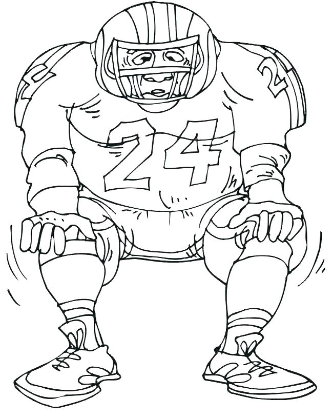 650x815 Football Printable Coloring Pages Football Printable Coloring