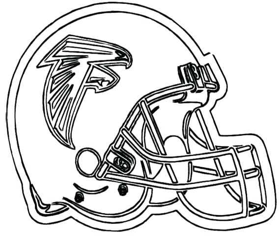 570x498 Coloring Pages Football Helmet Free College Logo Coloring Pages