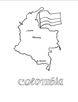 300x390 Resultado De Imagen Para Bandera De Colombia Para Colorear