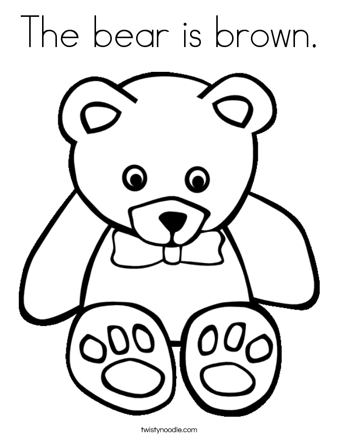 685x886 Color Brown Coloring Pages