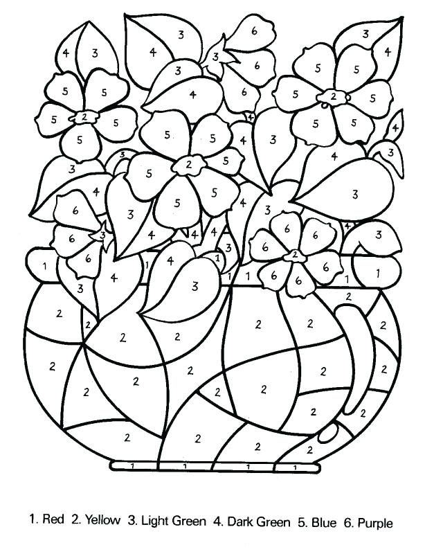 640x800 Free Printable Color By Number With Color By Number Printable Free