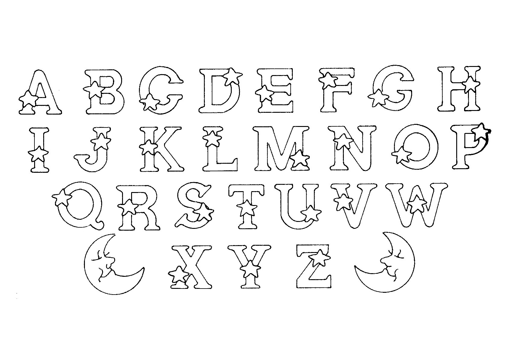 1688x1194 Alphabet Alphabet Coloring Pages For Kids To Print Color Alphabet