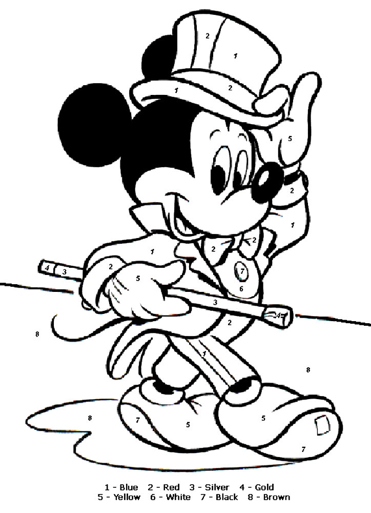 724x1000 Color By Number Coloring Pages Color Number Coloring Pages Color