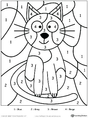 300x400 Numbered Coloring Pages Color By Numbers Coloring Pages Free