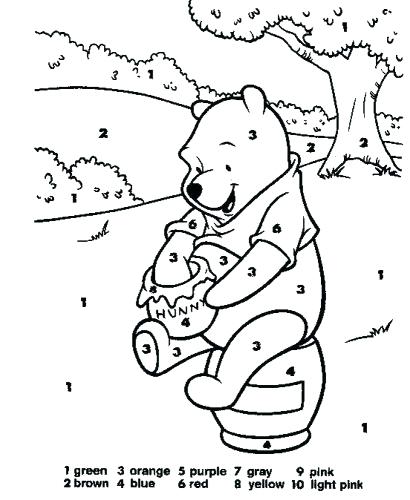 410x500 Preschool Color By Number