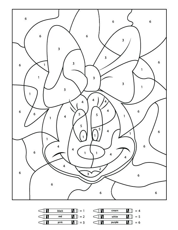 600x776 Color By Number Page Color By Number Pages For Adults Coloring
