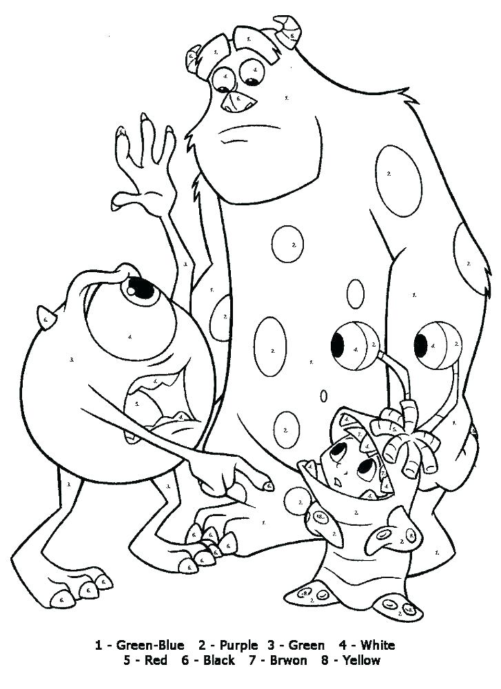 727x1000 Spanish Numbers Coloring Pages