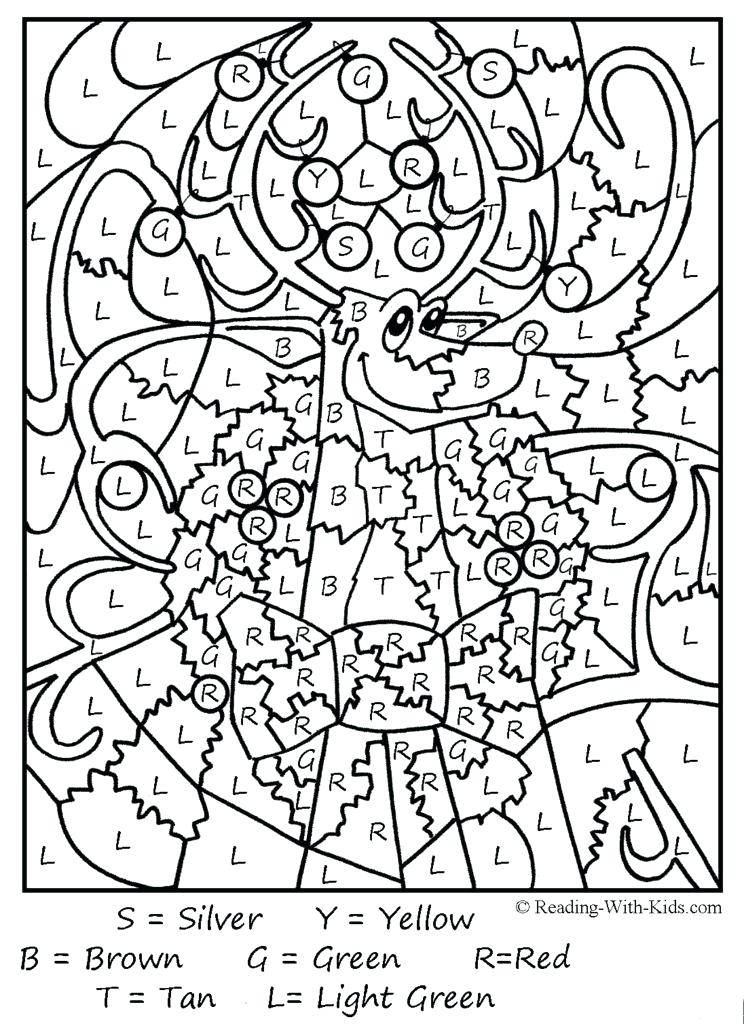 744x1024 Color By Number Butterfly Preschool Coloring Pages Color By Number