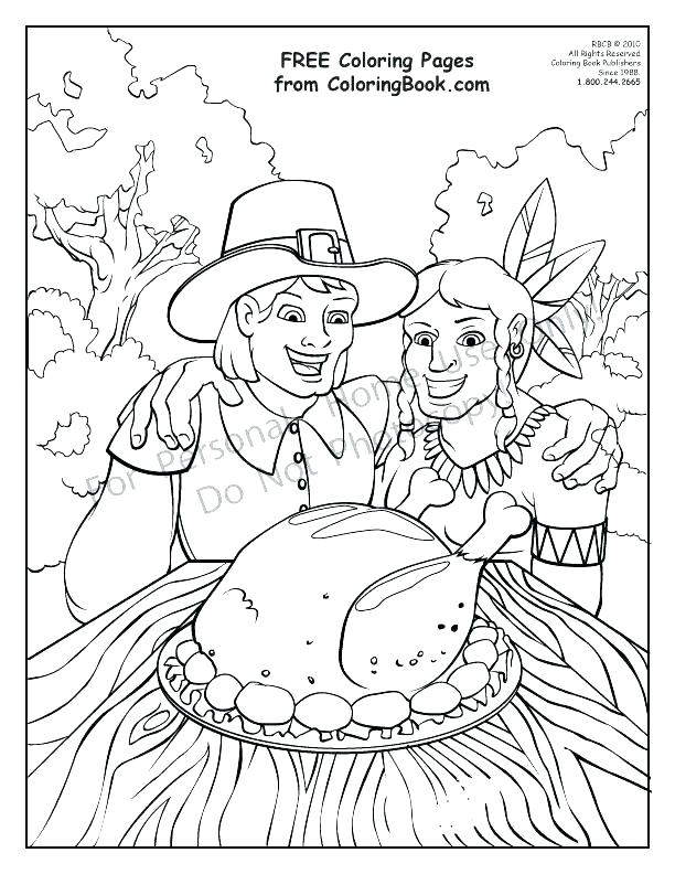 612x792 Thanksgiving Printable Coloring Pages Free Thanksgiving Color By