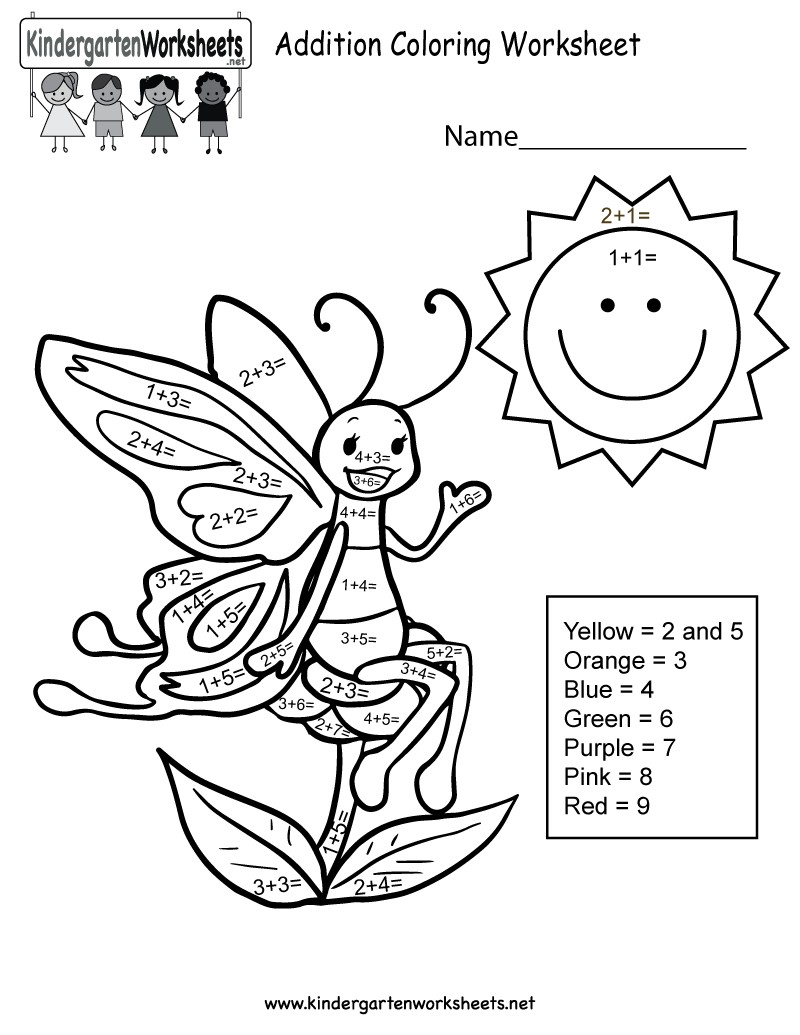 800x1035 Coloring Pages Kinder Copy Addition Worksheets Free Color Code