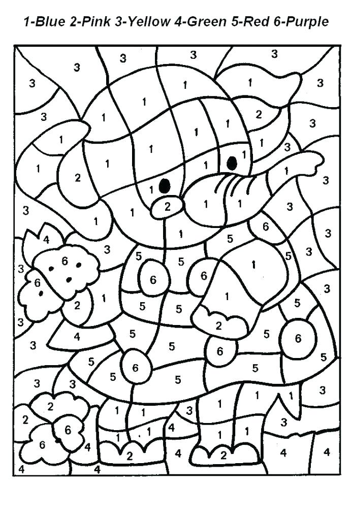 693x1024 Christmas Color By Number Pages Teddy Bear Color By Number