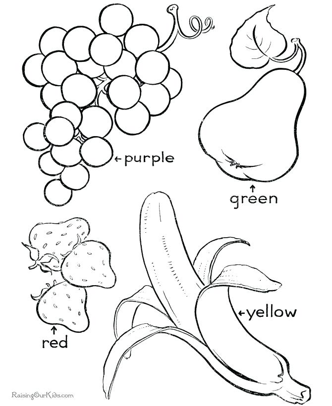 670x820 Colorful Coloring Pages Fruit Page To Print And Color For Adults