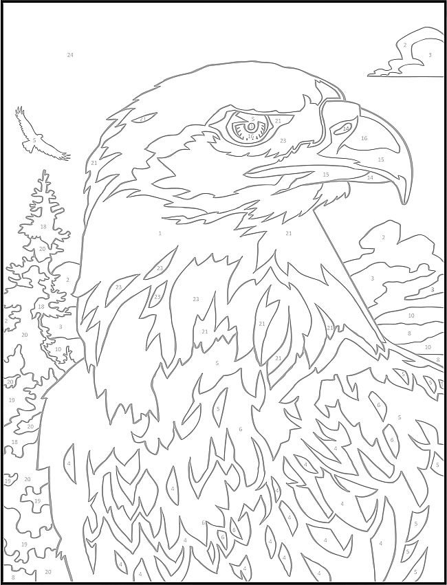 650x851 Coloring Pages. Color By Number Coloring Book