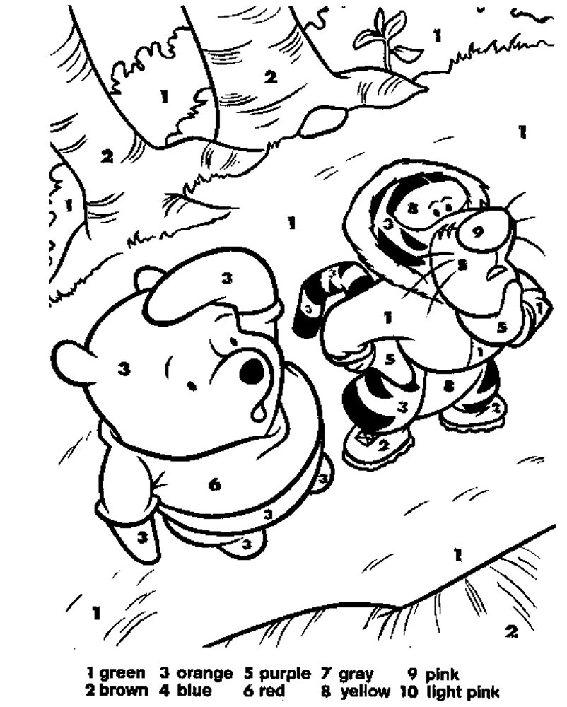 802x1000 Free Printable Color By Number Coloring Pages
