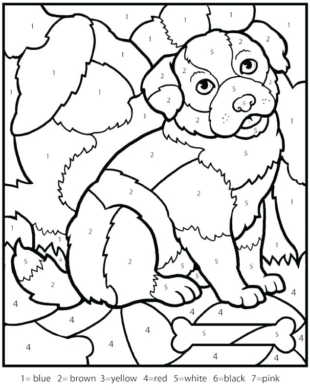 634x798 Cool Count By Number Coloring Pages Color A Picture Count Number