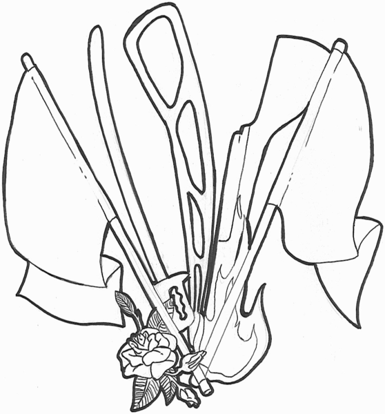 558x600 Color Guard Coloring Pages
