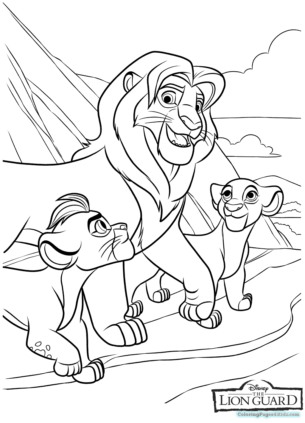 1024x1422 Coloring Pages Lion Guard Download Coloring For Kids 2018
