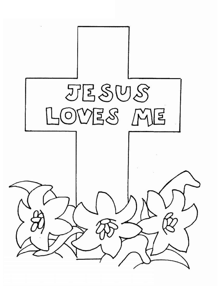 850x1100 The Best Jesus Color Pages Loves Me Coloring Picture Of Childrens