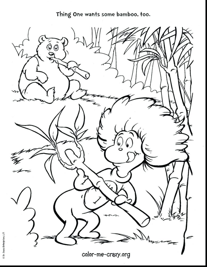 878x1132 Cat In The Hat Coloring Pages