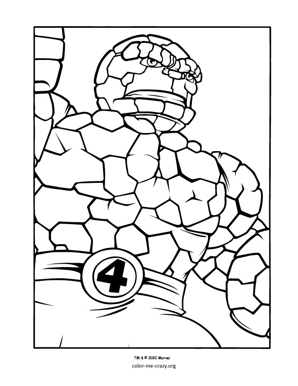 612x792 Super Hero Squad Coloring Pages