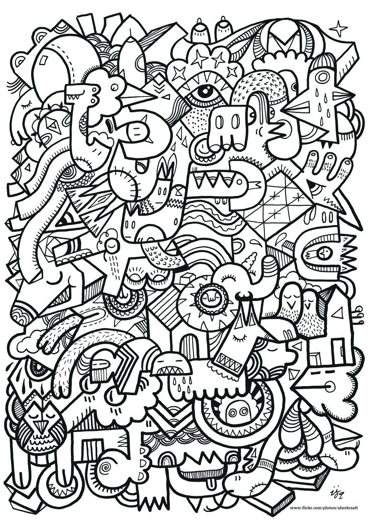 736x1041 Design Color Pages Geometric Cool Geometric Design Coloring Pages