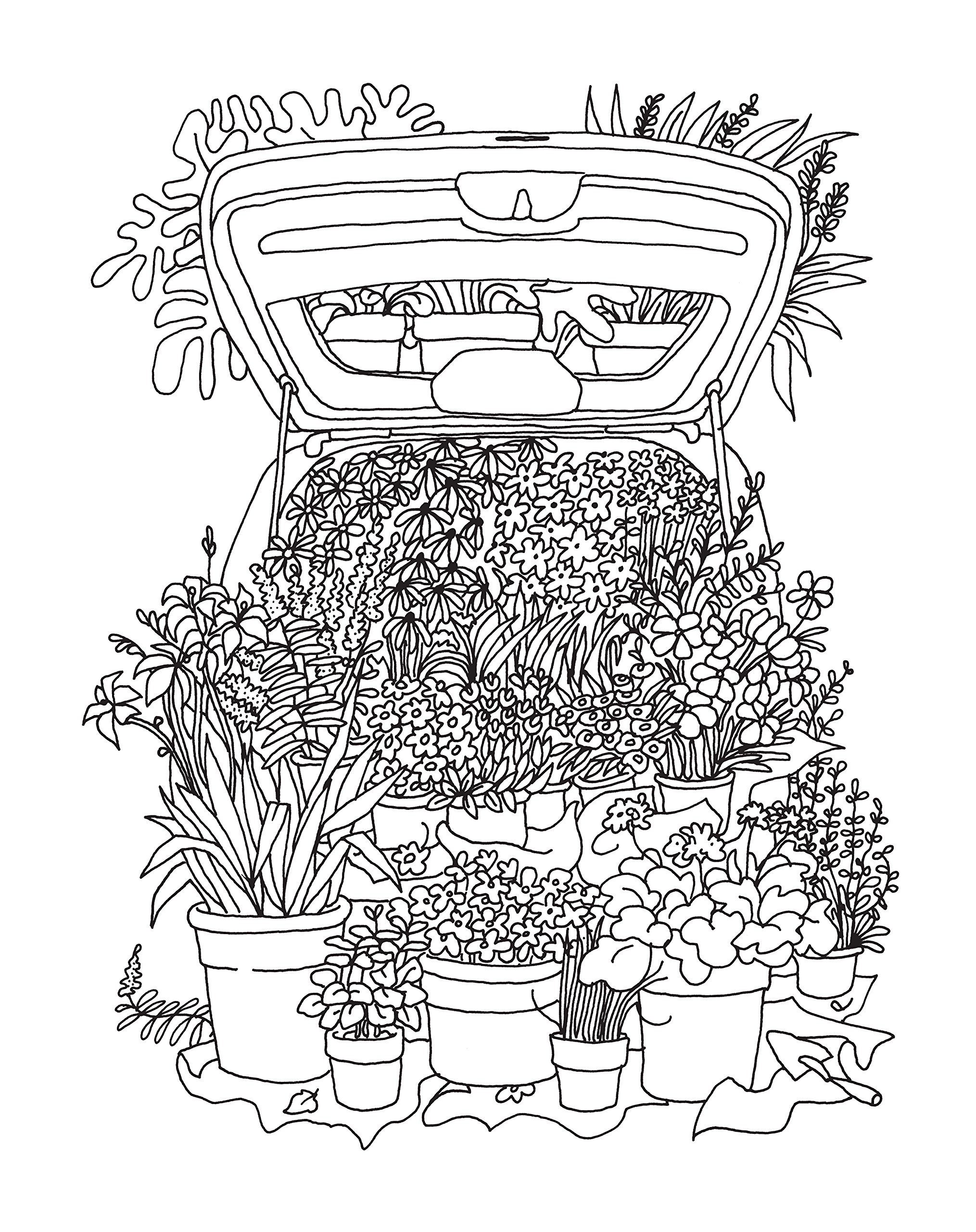 2029x2560 Color Me Cluttered A Coloring Book To Transform Everyday Chaos