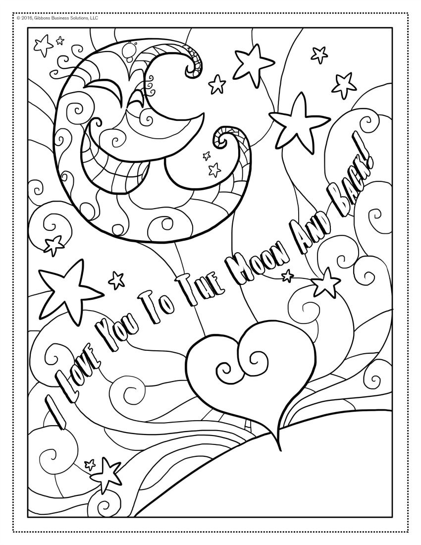 850x1100 Love You To The Moon And Back Color Me Happy Sun, Moon Amp Stars