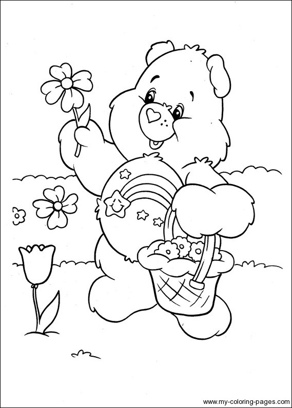 569x796 Care Bears Coloring 079 Color Me Happy