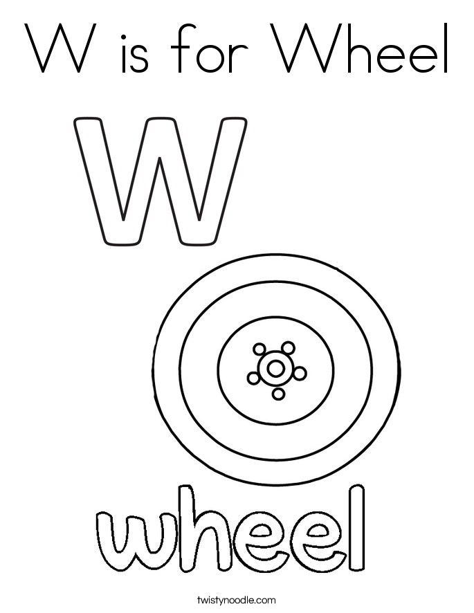 685x886 Letter W Coloring Pages