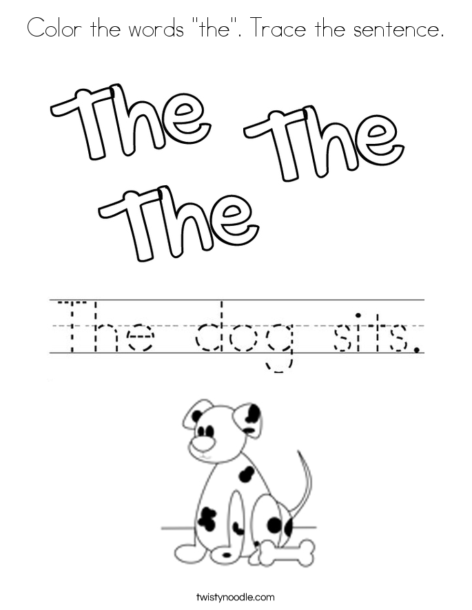 685x886 Sight Words Coloring Pages